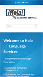 Mobile Screenshot of holalang.com